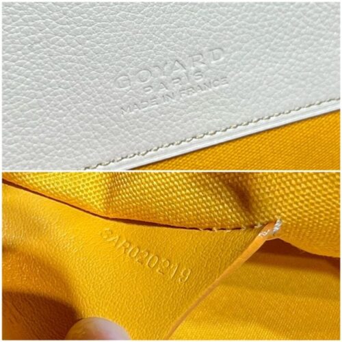 Alternative view of Goyard Senat MM White