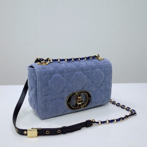 Alternative view of Dior Caro Bag Denim Blue