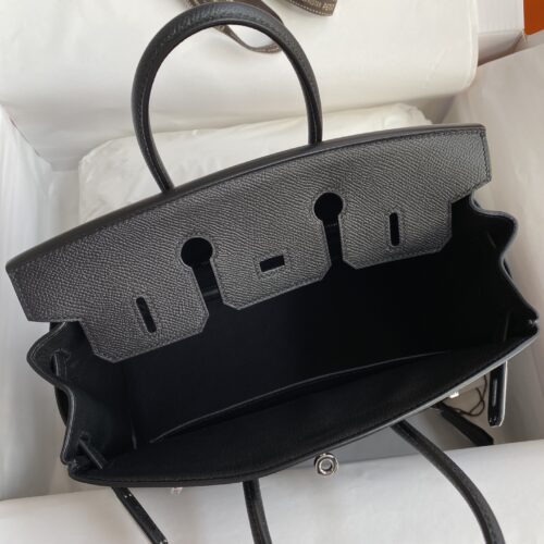 Alternative view of Hermes Birkin Epsom Black Silver