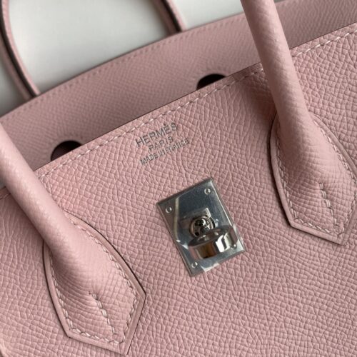 Alternative view of Hermes Birkin Epsom Pink Silver