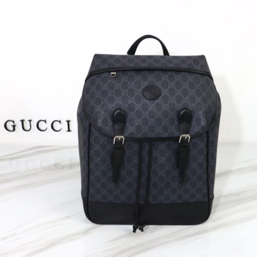 Gucci Interlocking Double G Backpack Black