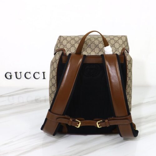 Alternative view of Gucci Interlocking Double G Backpack Beige