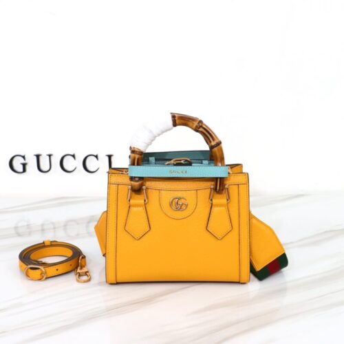 Gucci   Diana Small Tote Yellow