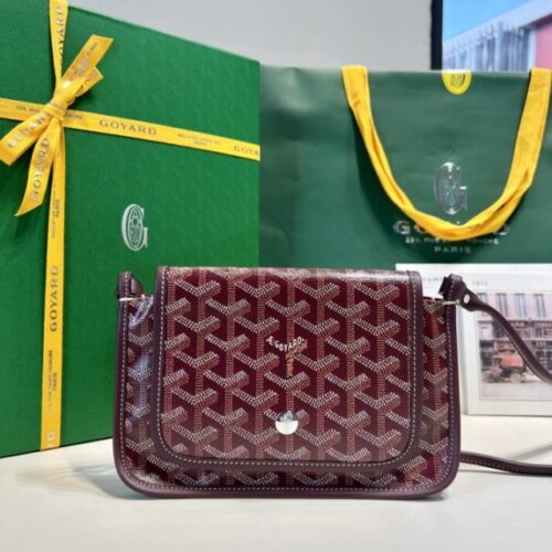 Goyard Plumet Pocket Wallet Bordeaux