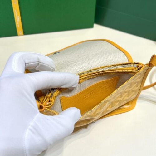 Alternative view of Goyard Plumet Pocket Wallet Yellow