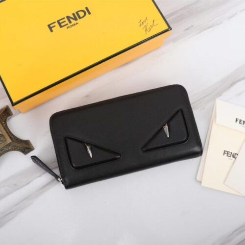 Fendi Black Eyes Wallet