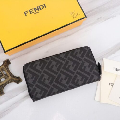 Alternative view of Fendi FF Black Wallet