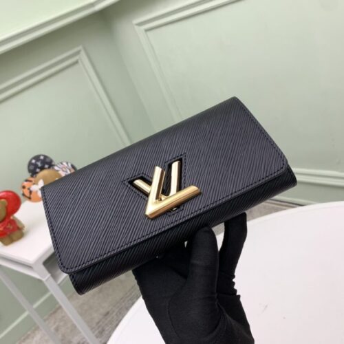 Alternative view of LV Twist Wallet Black