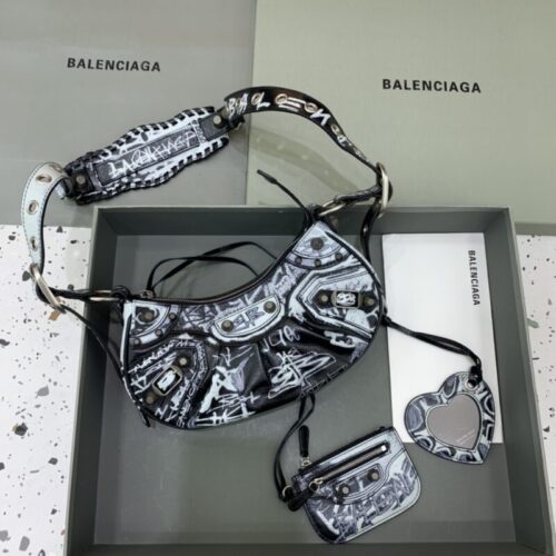 Balenciaga Le Cagole Graffiti Black
