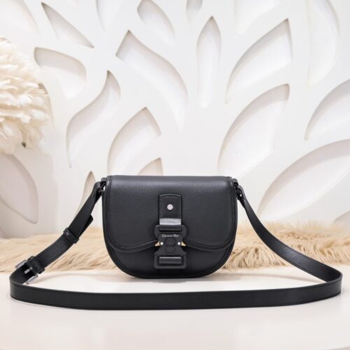 Dior Mini Gallop Bag with Strap Black