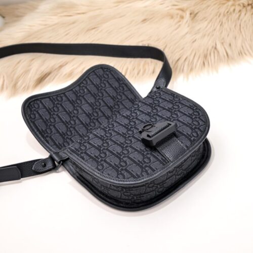 Alternative view of Dior Mini Gallop Bag with Strap Black Canvas