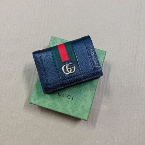 Gucci  Ophidia Compact  Black Wallet