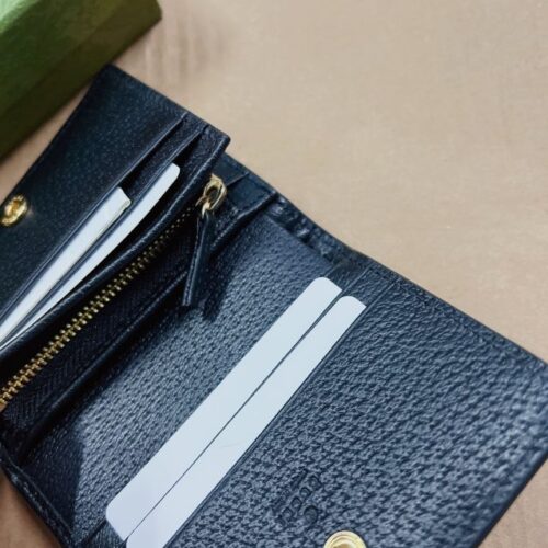 Alternative view of Gucci  Ophidia Compact  Black Wallet