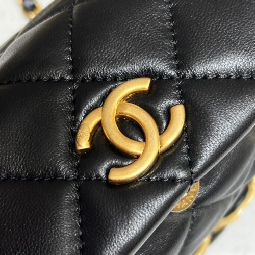 Alternative view of CHANEL Hobo Bag Black