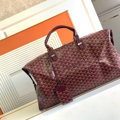 Goyard Bowling 55 Bag Bordeaux