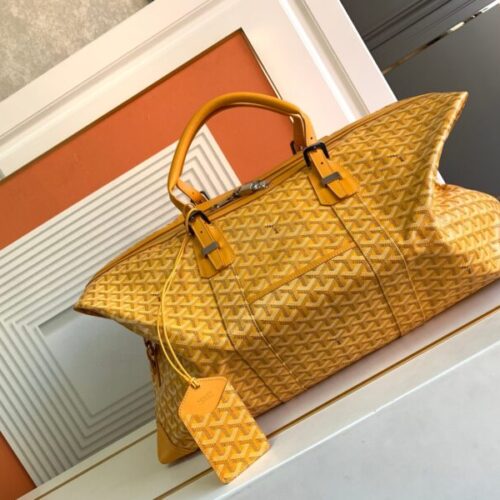 Goyard Bowling 55 Bag Yellow