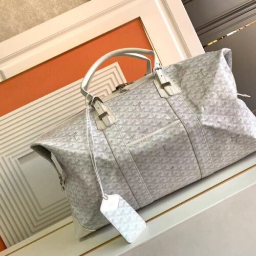 Goyard Bowling 55 Bag White
