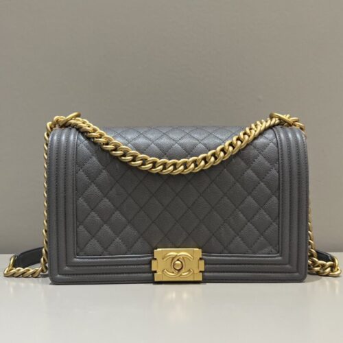 CHANEL Le Boy Large Grey