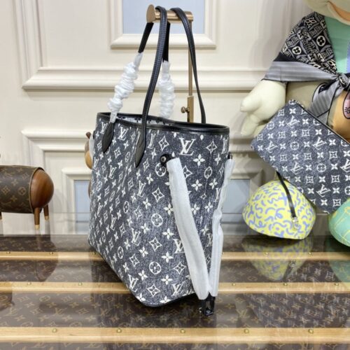 Alternative view of LV Neverfull MM Denim