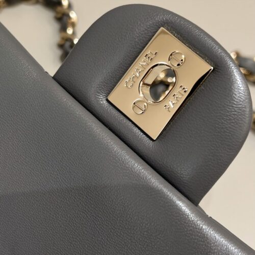 Alternative view of CHANEL Classic Flap 20cm Grey