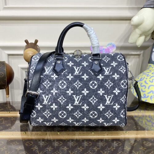 LV Speedy Bandouliere 25 Denim Canvas