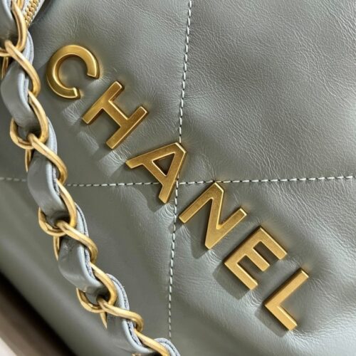 Alternative view of CHANEL 22 Small Handbag Mint Green