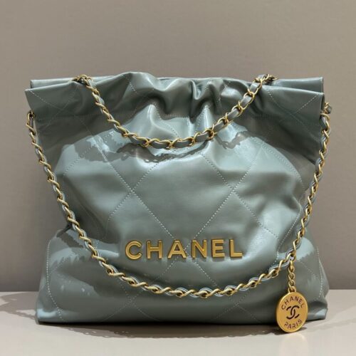 CHANEL 22 Small Handbag Mint Green