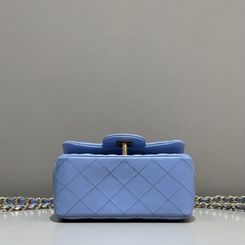 Alternative view of CHANEL Classic Flap 17cm Blue