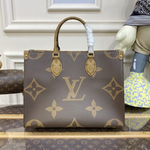 LV OnTheGo Brown Canvas