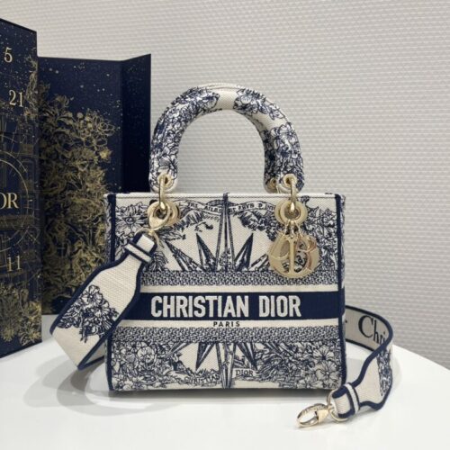 Lady Dior  D-Lite Blue Star