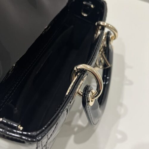 Alternative view of Dior Lady D-Joy Bag  Patent Black