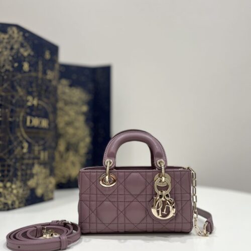 Dior Lady D-Joy Mini Bag Dark Purple