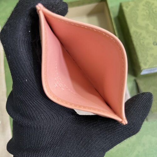 Alternative view of Gucci  Marmont Card Holder Pink