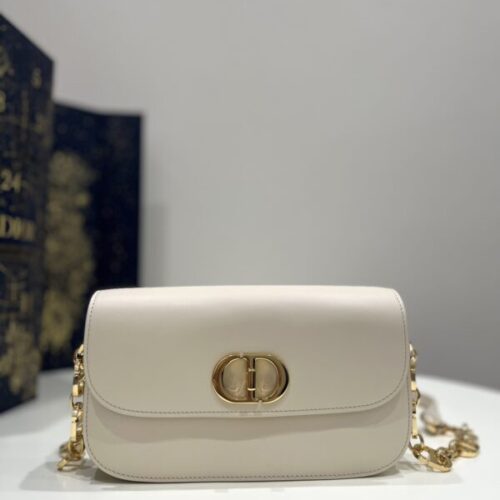 Dior 30 Montaigne Avenue Bag White