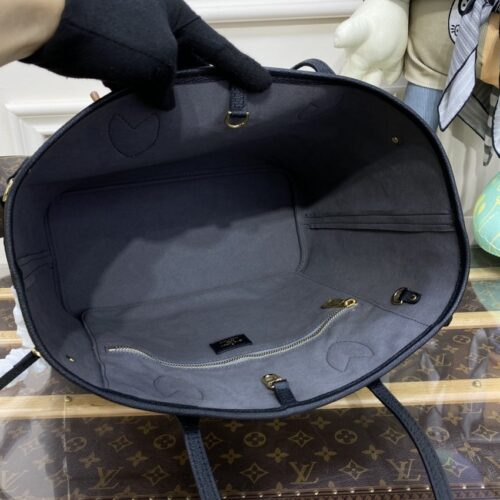 Alternative view of LV Neverfull MM Black Pink