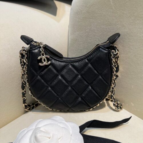 CHANEL 23P Chain Around Crescent Hobo