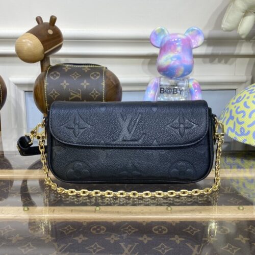 LV Wallet on Chain Ivy Black