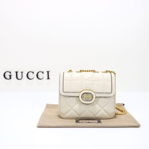 Gucci  Gucci Deco Double G White