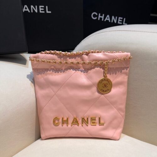 CHANEL 23s Mini Garbage Bag Pink