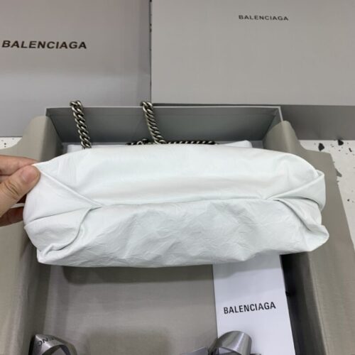 Alternative view of Balenciaga Crush Small Tote White