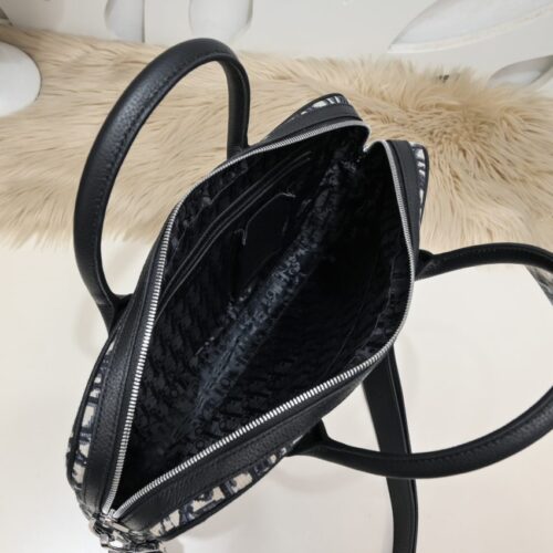 Alternative view of Dior Oblique Briefcase White