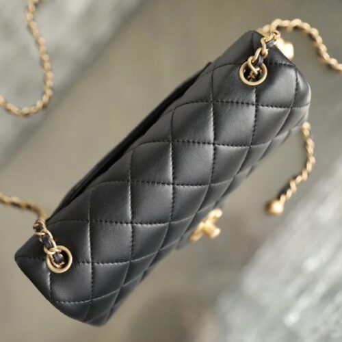 Alternative view of CHANEL CF 17cm Golden Ball Black