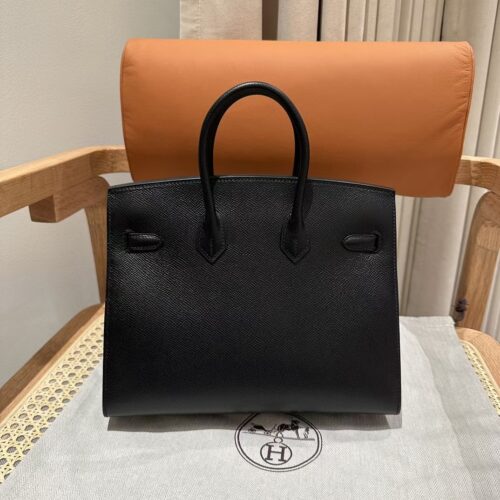 Alternative view of Hermes Birkin Epsom Black Noir Gold