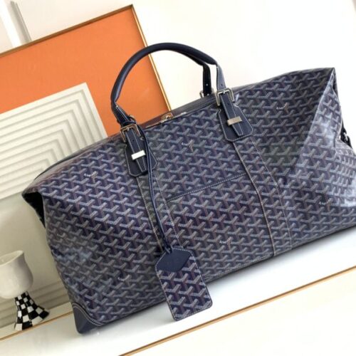 Goyard Bowling 55 Bag Dark Blue