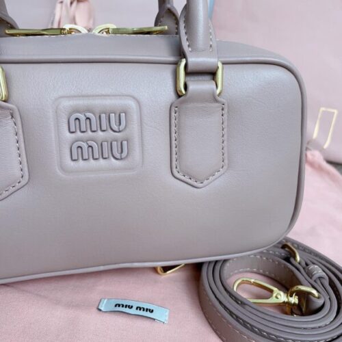 Alternative view of Miu Miu Arcadie Small Beige