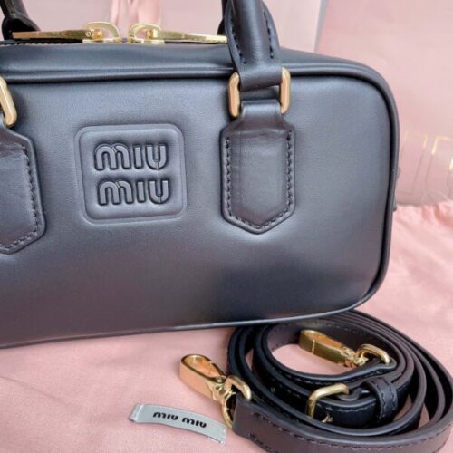 Alternative view of Miu Miu Arcadie Small Full Black