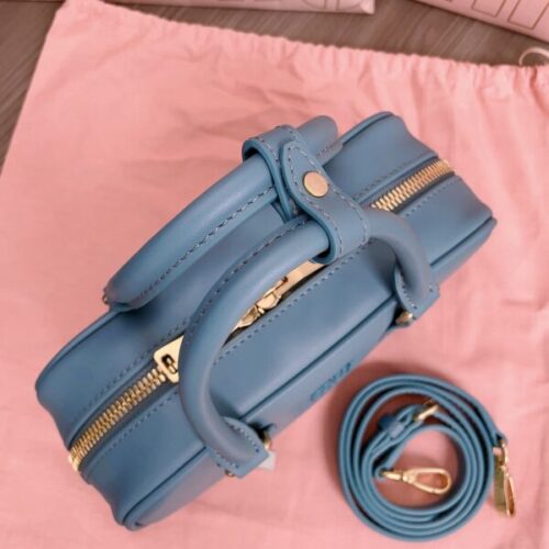 Alternative view of Miu Miu Arcadie Small Full Blue