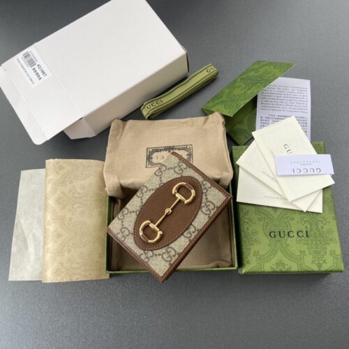 Alternative view of Gucci  Horsebit 1955 Wallet Brown