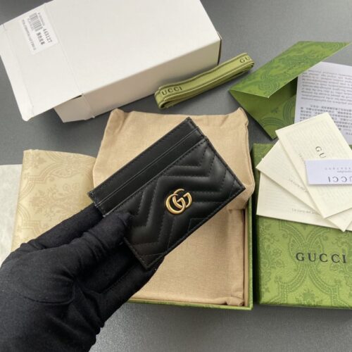 Alternative view of Gucci  Marmont Card Holder Black