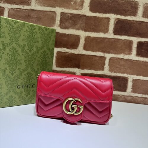 Gucci Matelassé  Mini Red